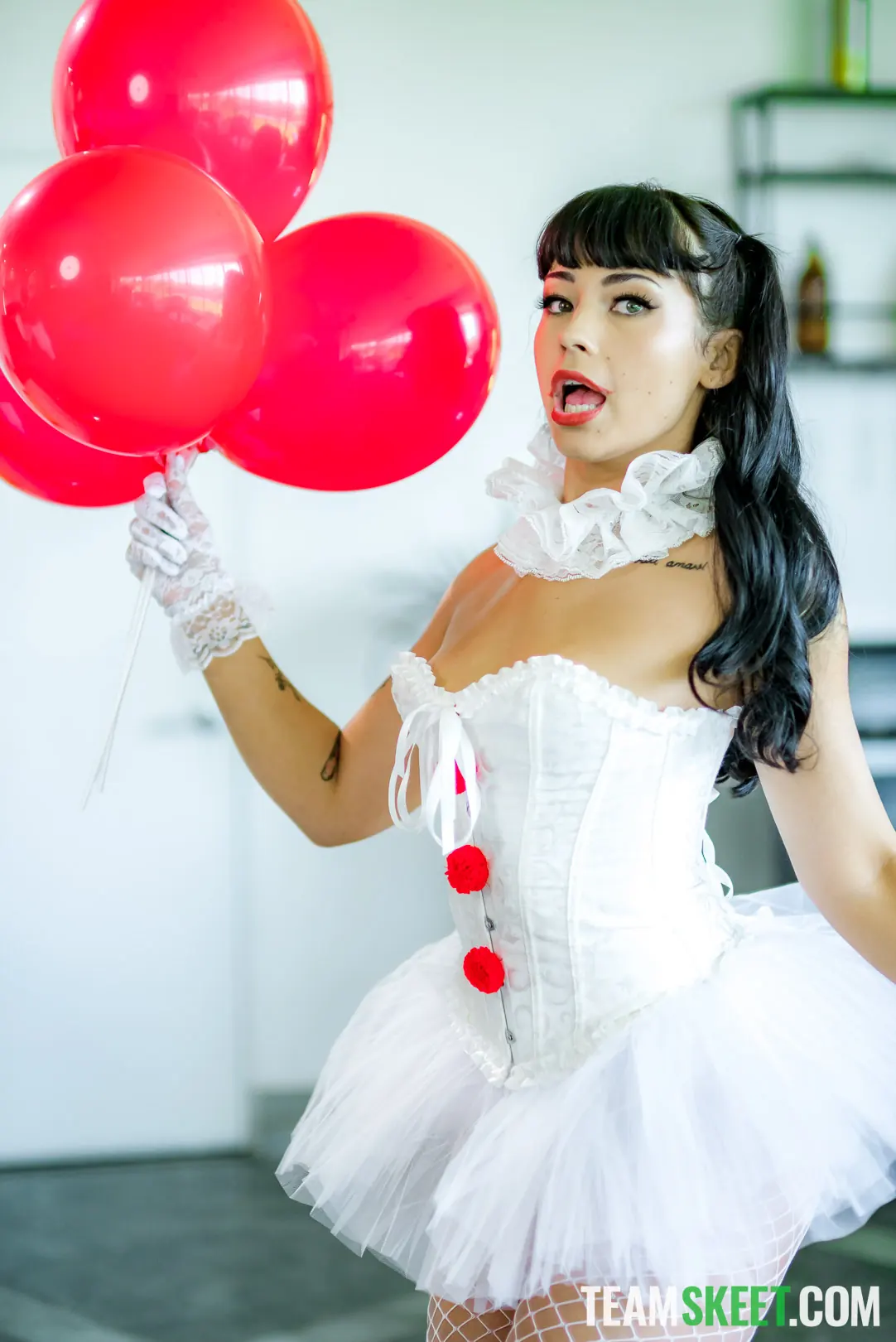 Team Skeet 'October Spotlight: Beca Barbie's Slutty Costumes Won't Stay On for Long' starring Beca Barbie (Photo 1)