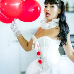 Beca Barbie in 'Team Skeet' October Spotlight: Beca Barbie's Slutty Costumes Won't Stay On for Long (Thumbnail 1)