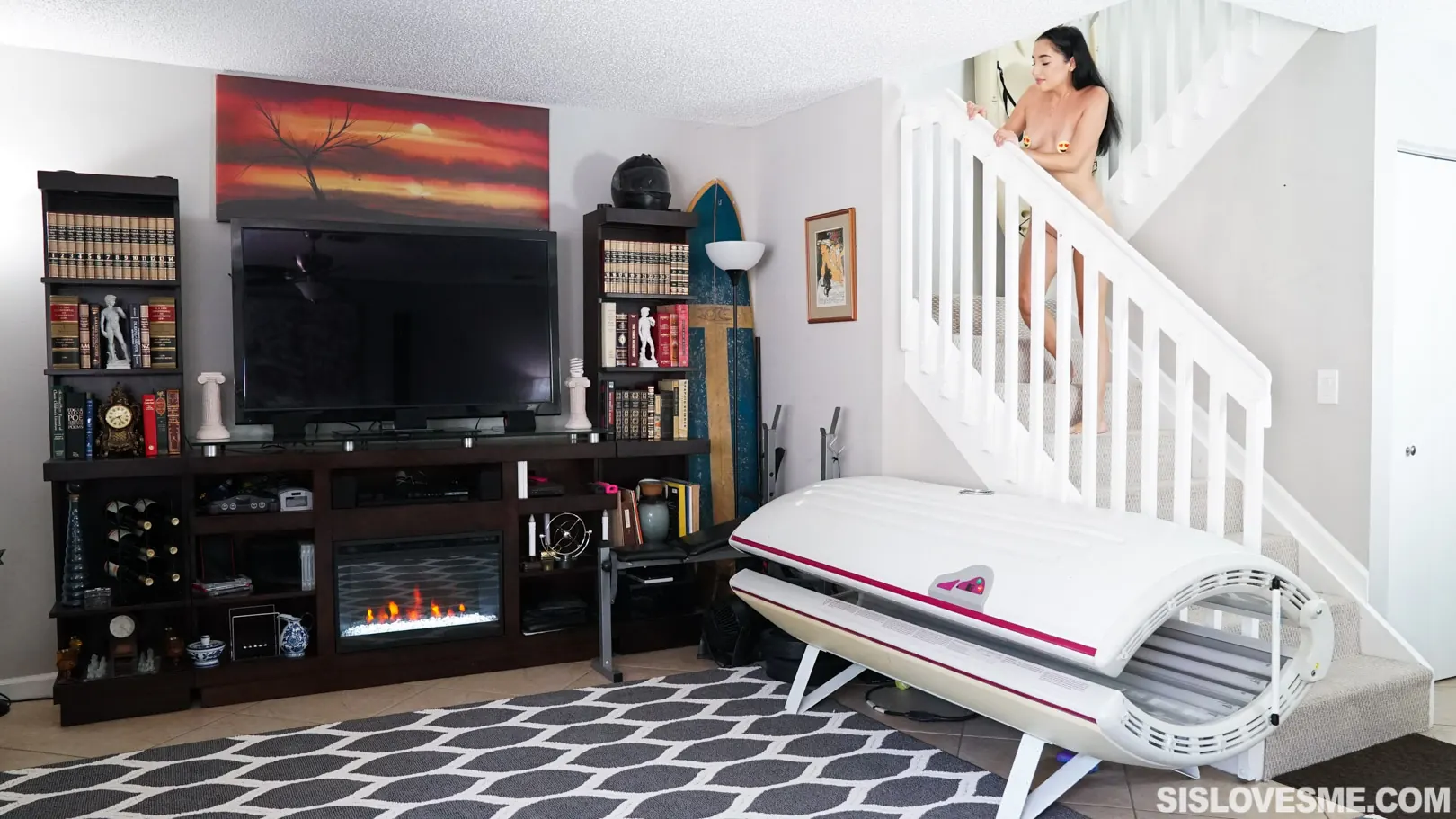 Becky Sins en 'Mi molesto hermanastro' from 'Team Skeet' (foto 1) Team Skeet 'Mi molesto hermanastro' protagonizando Becky Sins (foto 1)