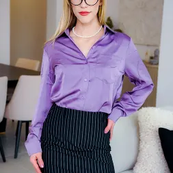 Diana Grace in 'Team Skeet' Feminist Revolution: Asteria Fucks Her Favorite Authour's Pussy With a Strap-on (Thumbnail 1)