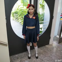 Eva Yi in Mini Oriental Chick With A Tight Slit (Photo 1) Eva Yi in 'Team Skeet' Mini Oriental Chick With A Tight Slit (Thumbnail 1)