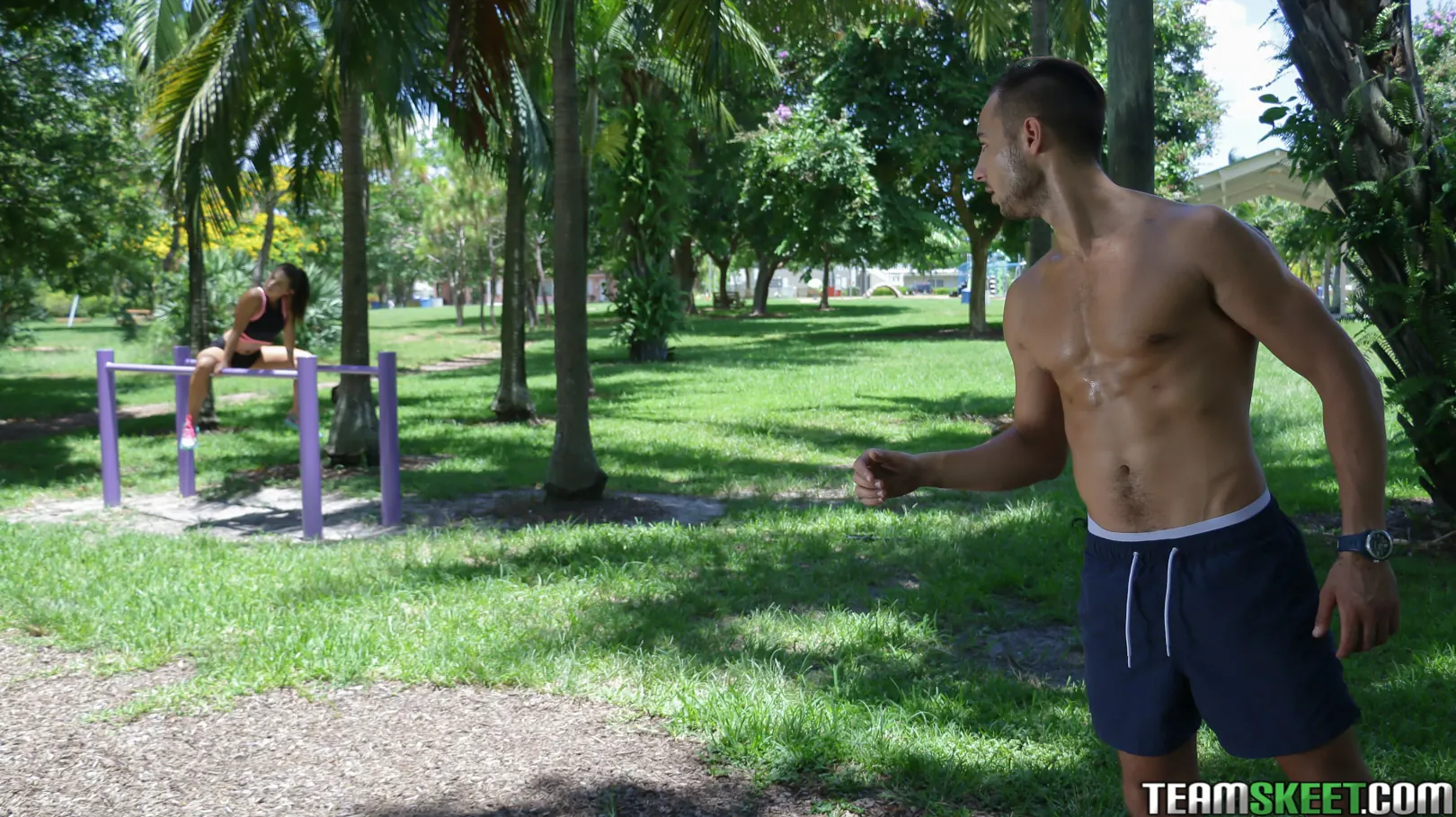 Team Skeet 'Un chico extranjero conoce a una modelo fitness sedienta' protagonizando Evelin Stone (foto 30)