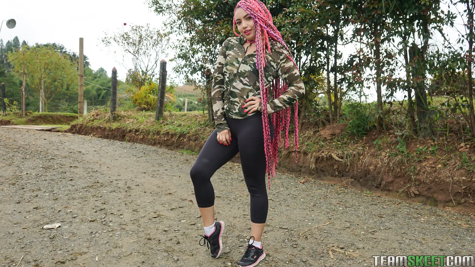 Team Skeet 'Pink-Hair Latina Pounding' starring Evolet (Photo 1)