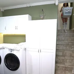 Gabbie Carter in 'Team Skeet' Laundry Day Surprise (Thumbnail 1)