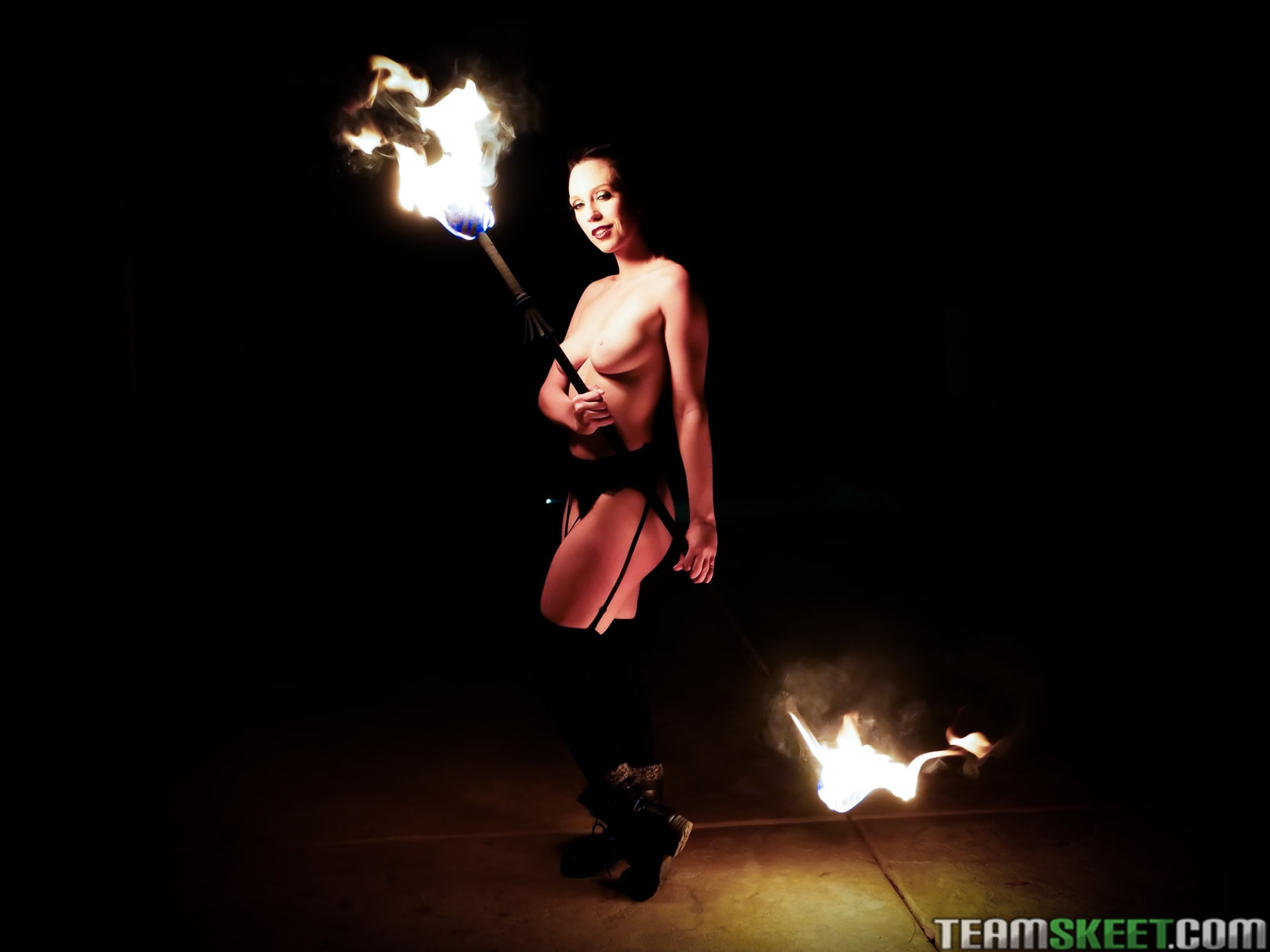 Team Skeet 'Smoking Hot Fire Spinner Gets A Blazing Dickdown' starring Jade Nile (Photo 90)
