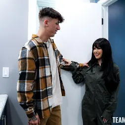Khloe Kapri in 'Team Skeet' “Stepmom's Nipple Clamps!” Tomboy's Unexpected Threesome (Thumbnail 64)
