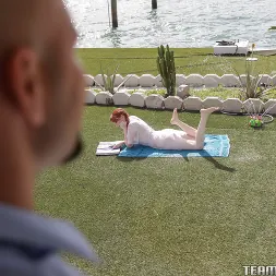 Krystal Orchid en Arbusto de jengibre de cara arqueada (foto 66) Krystal Orchid en 'Team Skeet' Arbusto de jengibre de cara arqueada (Miniatura 66)