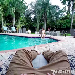 Kylie Rocket in 'Team Skeet' Busy By The Pool (Thumbnail 1)