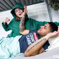 Lucy Foxx in 'Team Skeet' A Tomboy Sucked My Cock Next to Our Team! (Thumbnail 90)