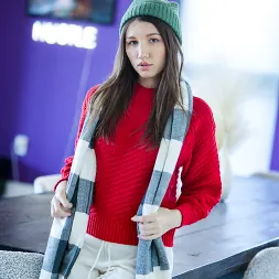 Maya Woulfe in 'Team Skeet' Christmas Cums Early (Thumbnail 1)