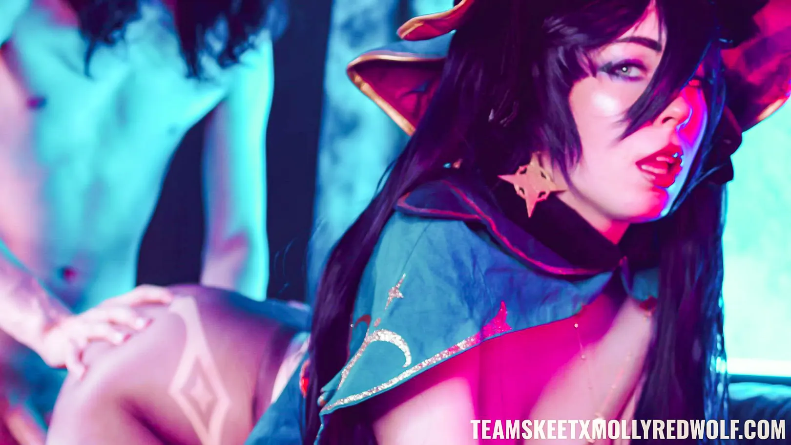 Team Skeet 'Corrida en chica anime' protagonizando Molly RedWolf (foto 1)