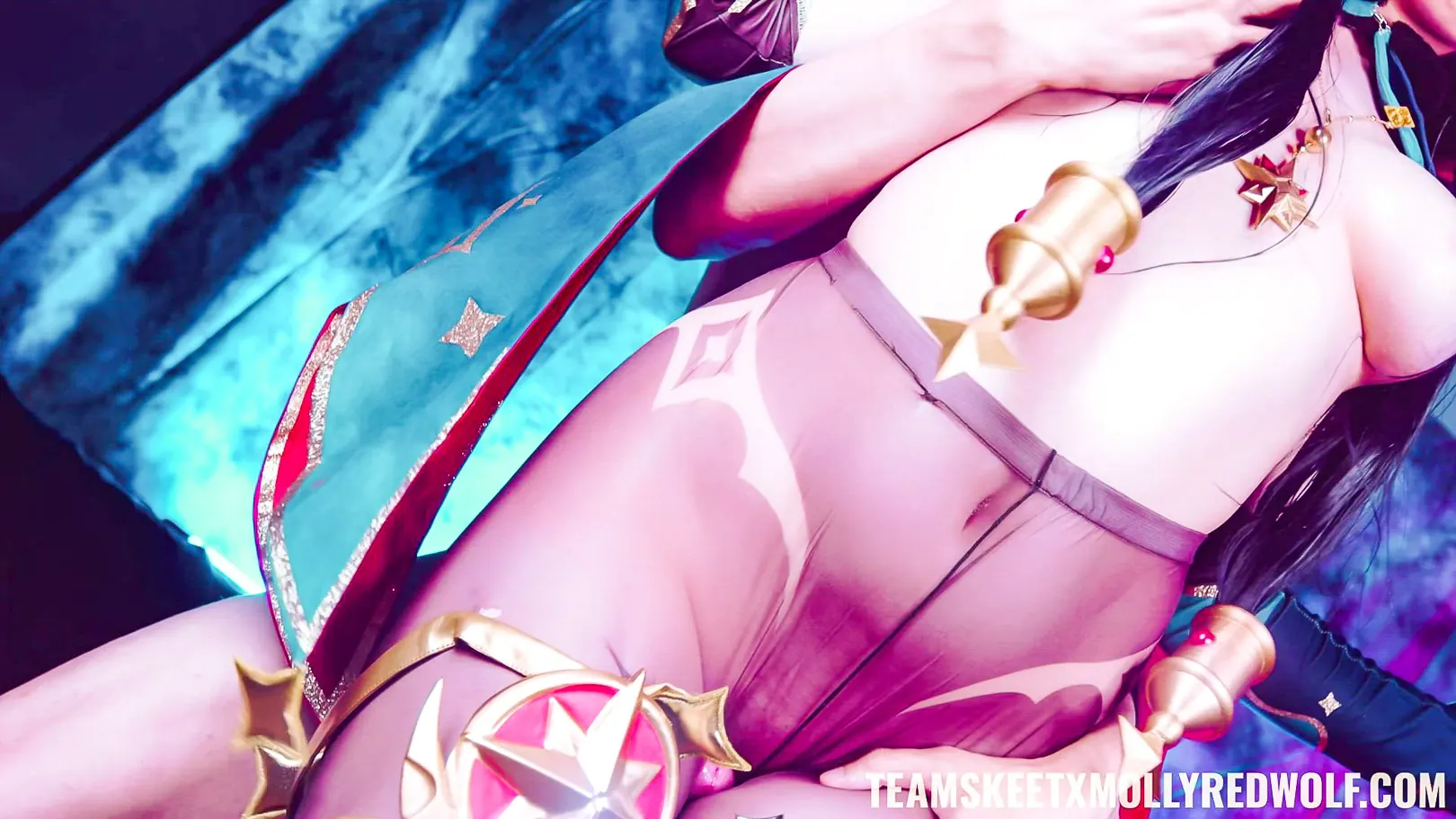 Team Skeet 'Corrida en chica anime' protagonizando Molly RedWolf (foto 14)