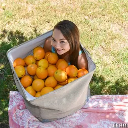 Sabrina Rey in 'Team Skeet' Orange You Glad Im So Tiny (Thumbnail 1)