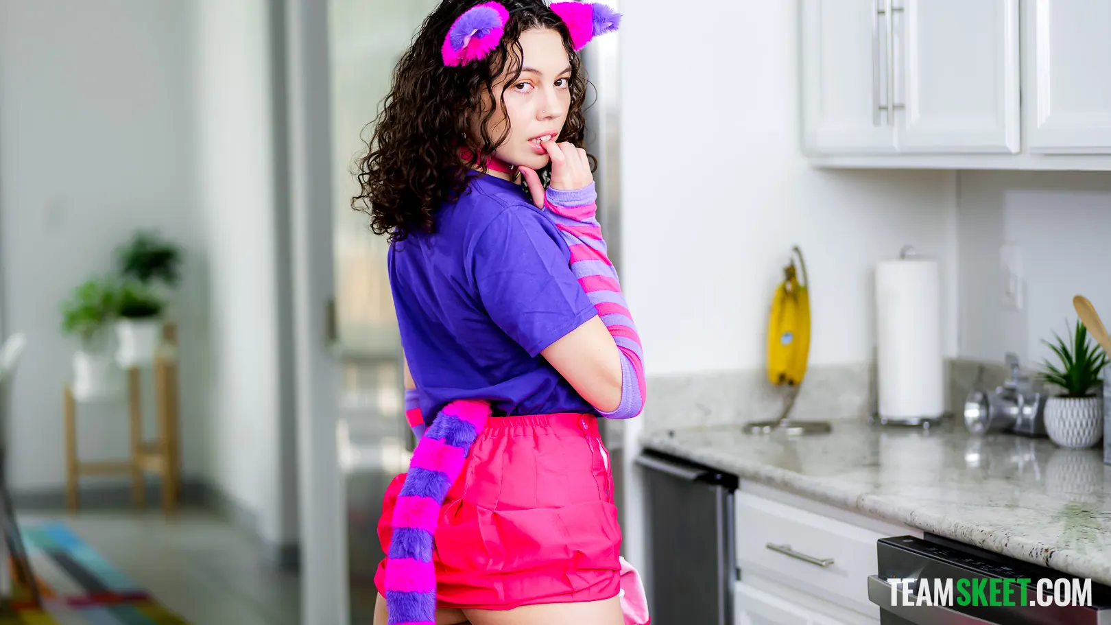 Team Skeet '“Try on My Mom's Lingerie…” Nerd Girl vs Jock's Cock' starring Satine Summers (Photo 6)