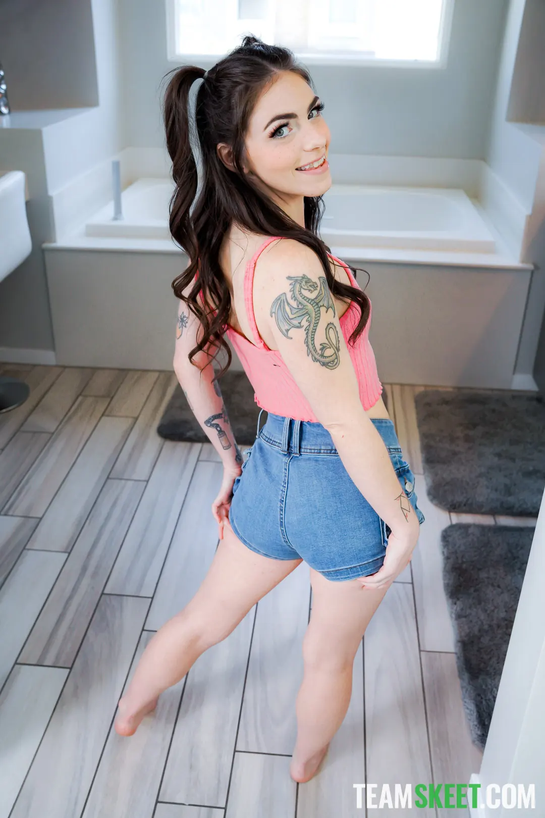 Tiny Rhea in 'Pound My Daddy Issues Away' from 'Team Skeet' (Photo 6) Team Skeet 'Pound My Daddy Issues Away' starring Tiny Rhea (Photo 6)