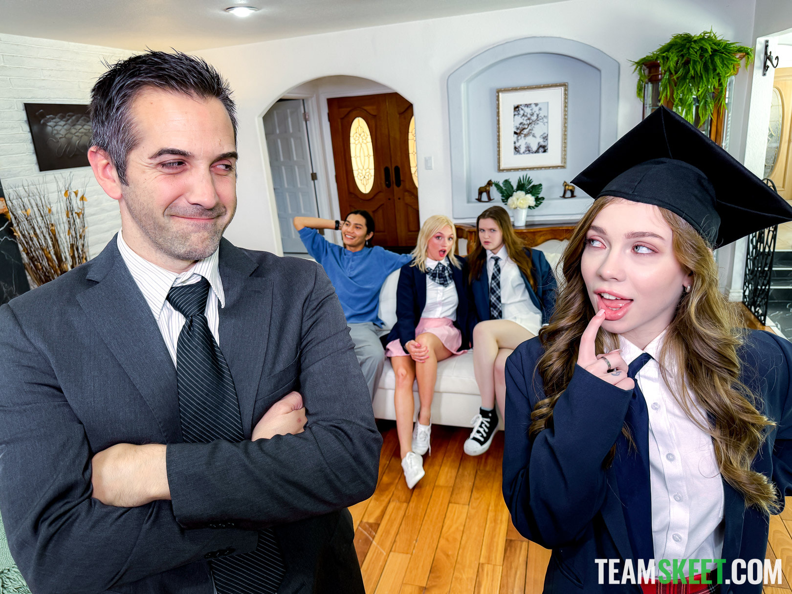 Donnie Rock in 'Team Skeet' His Big Dick Will Make This Graduate's Day Unforgettable (Thumbnail 50)