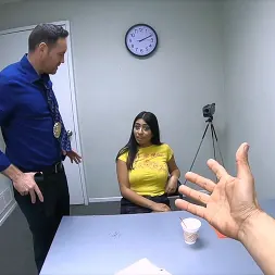 Violet Myers in 'Team Skeet' violet myers is a bad girl that sucks and fucks in the interrogation room (Thumbnail 18)